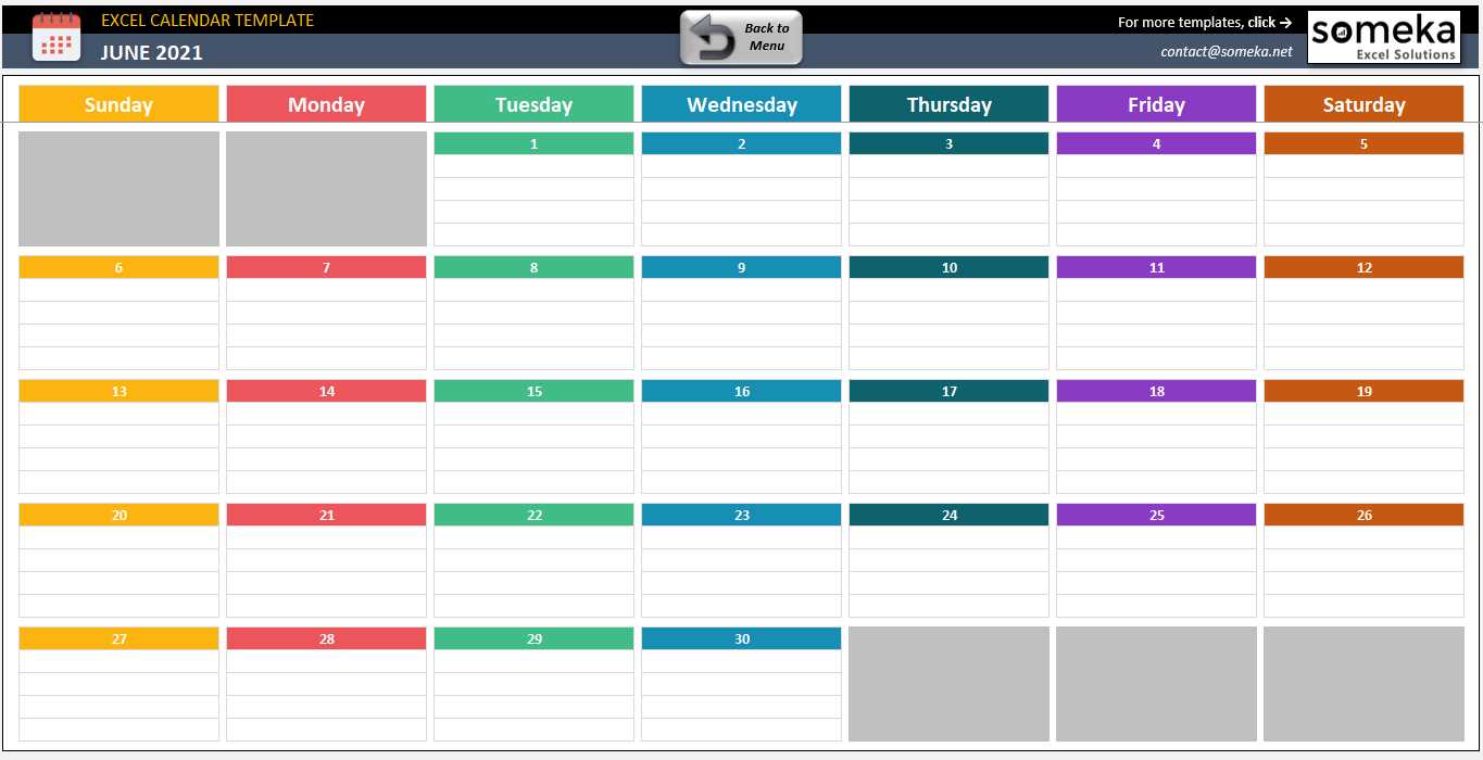 live calendar template