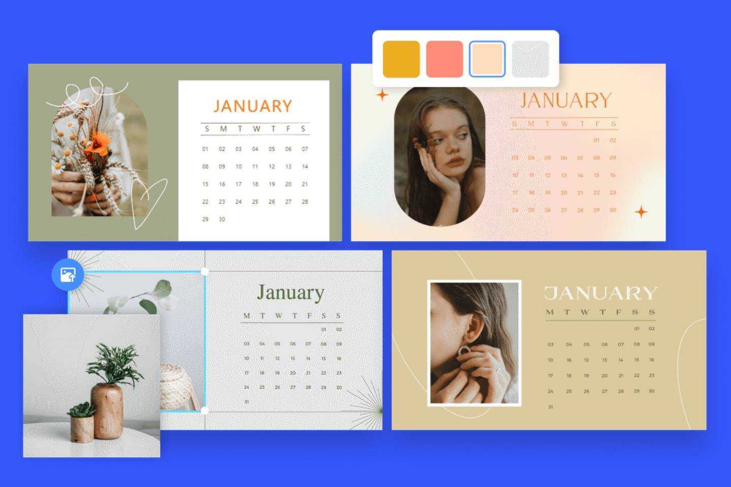 make your own calendar free template