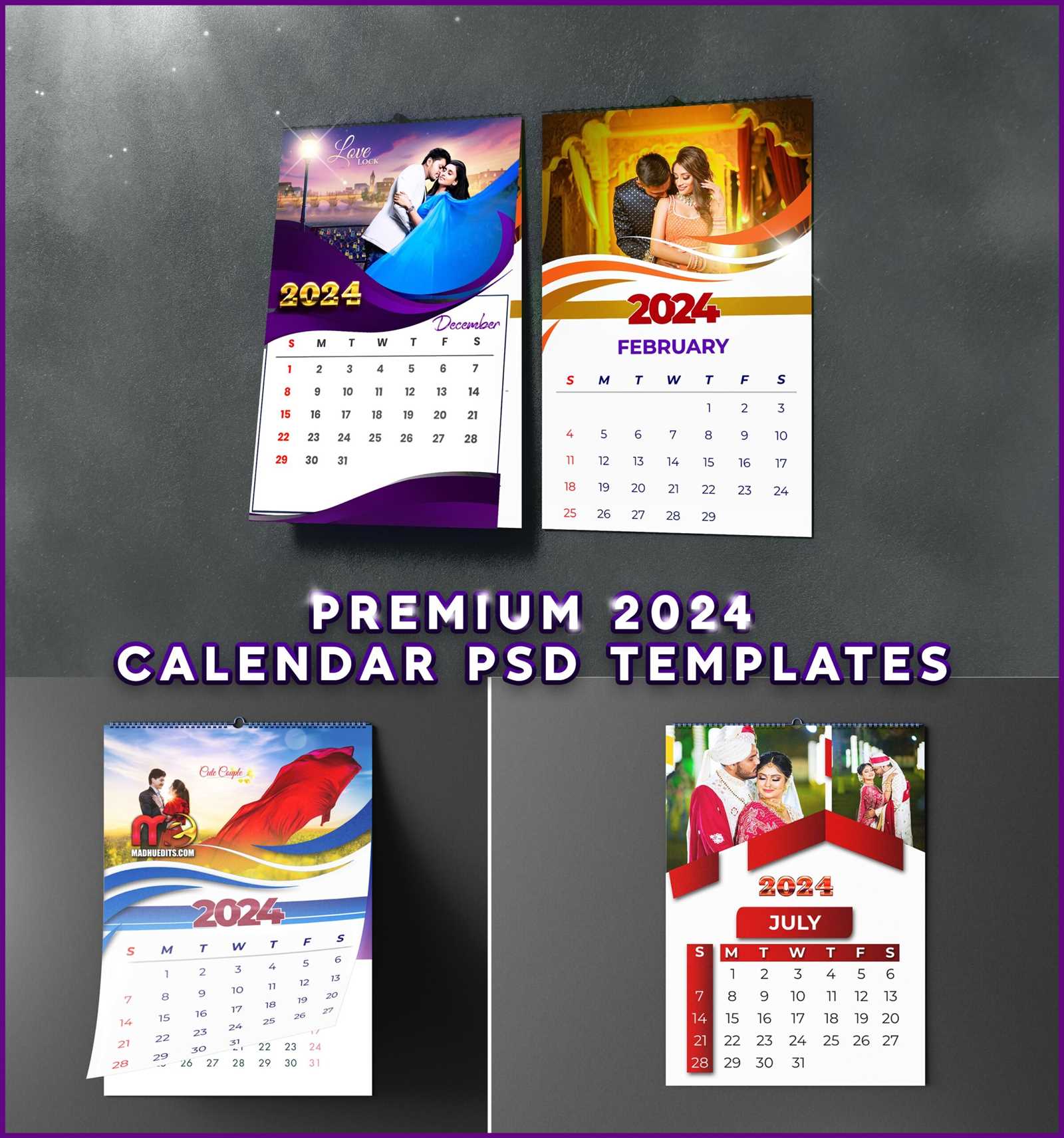 calendar photoshop template