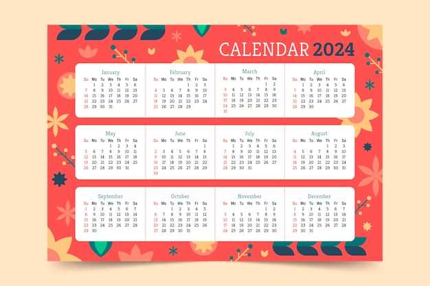 5x7 photo calendar template