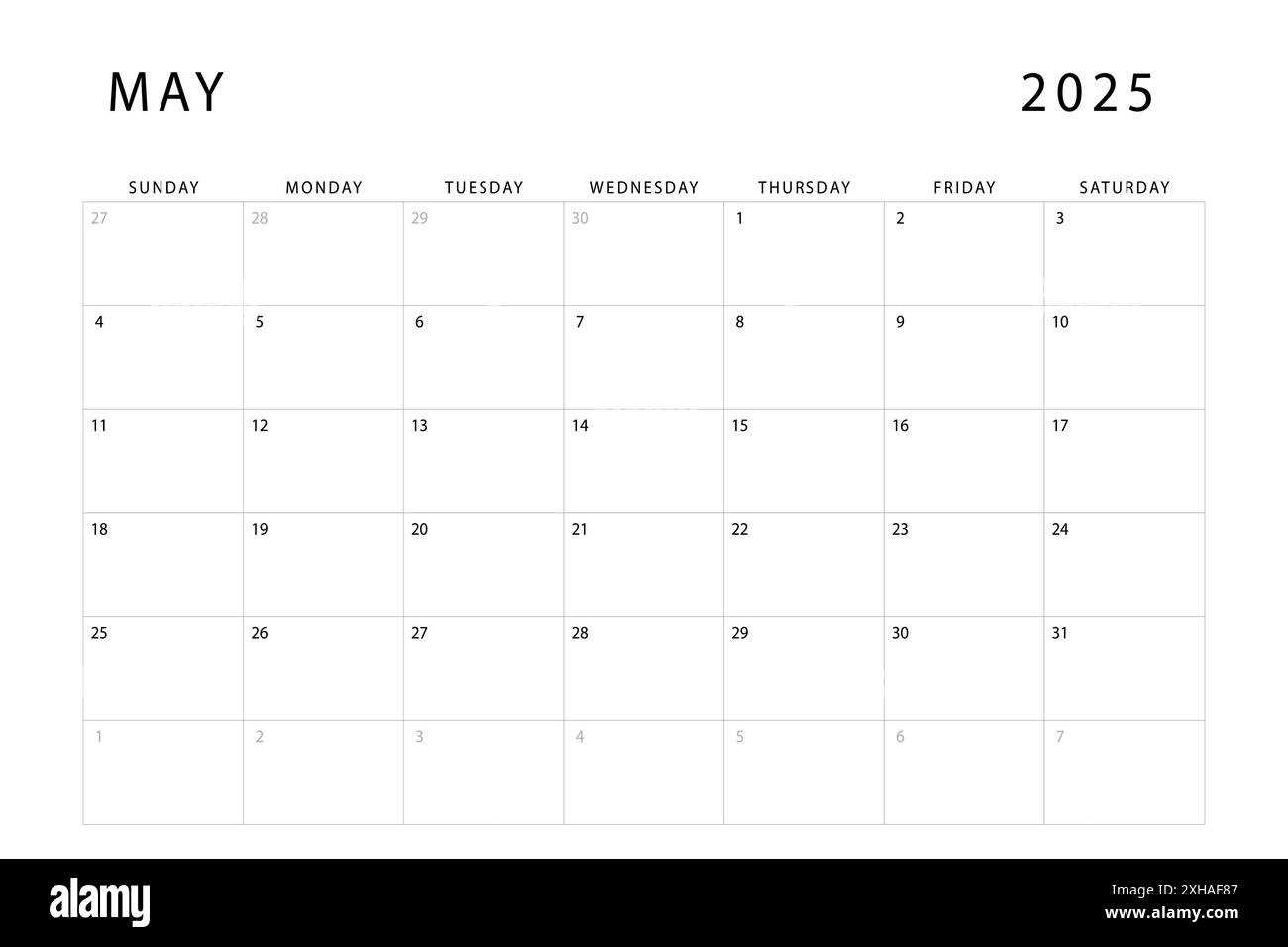 may 2025 template calendar