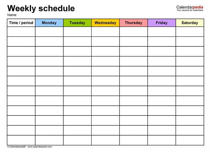 meeting calendar template