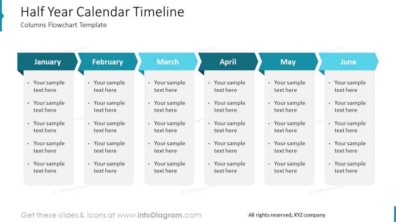 calendar timeline template