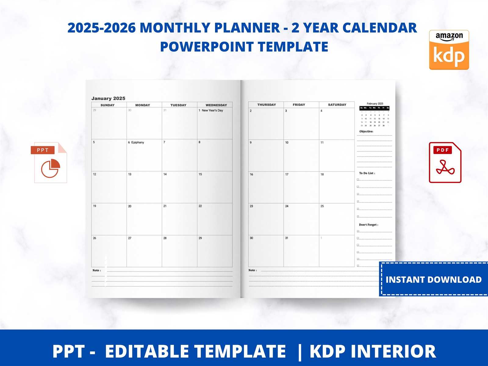 monthly calendar template powerpoint