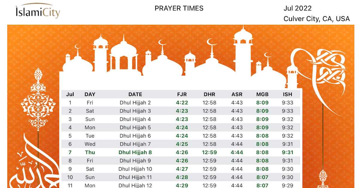 monthly prayer calendar template