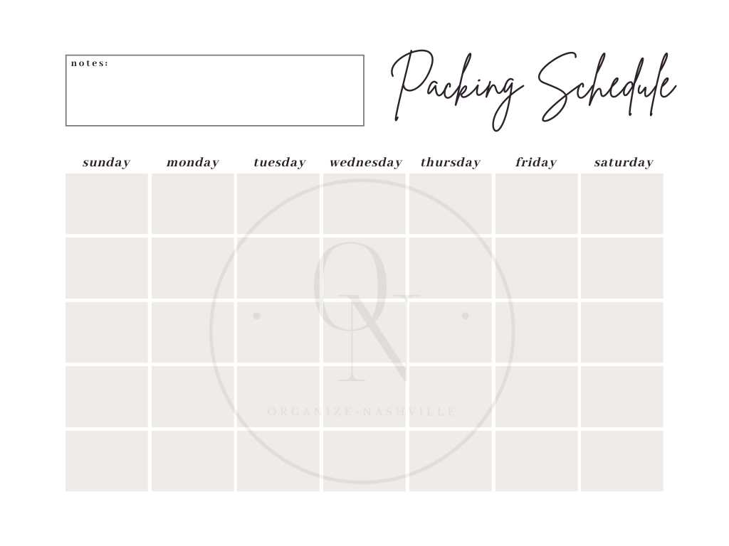 moving calendar template