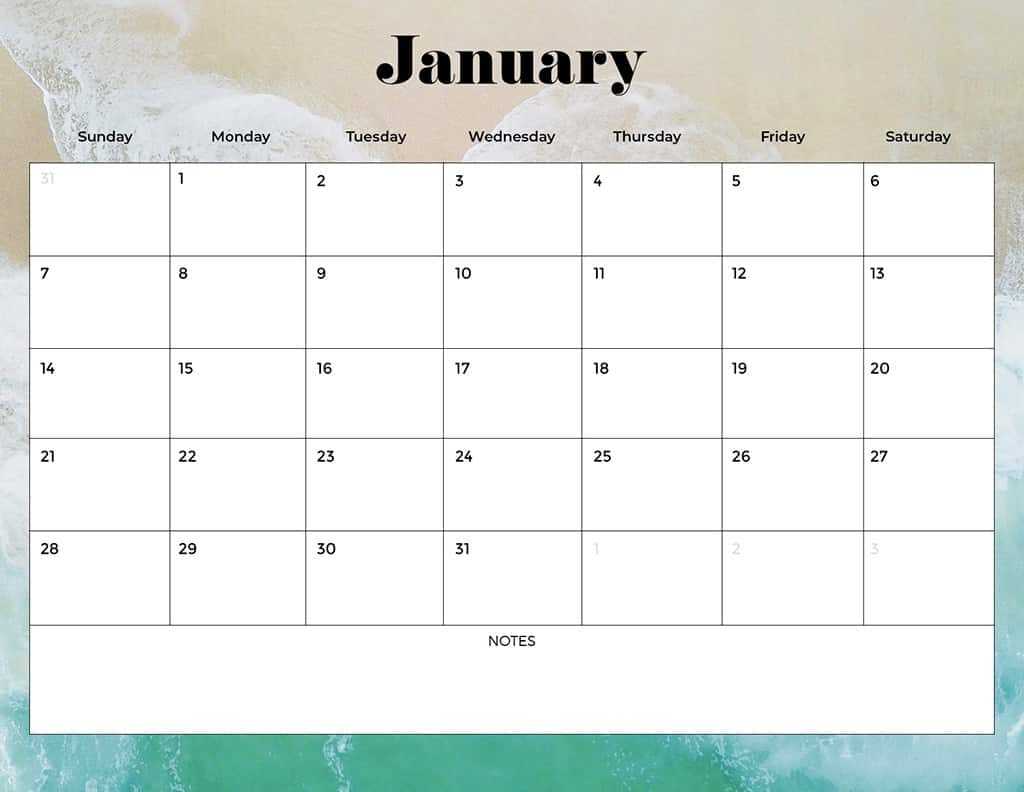 free calendar templates printable