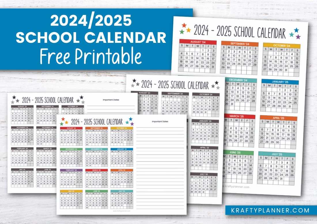 academic calendar 2025 19 template