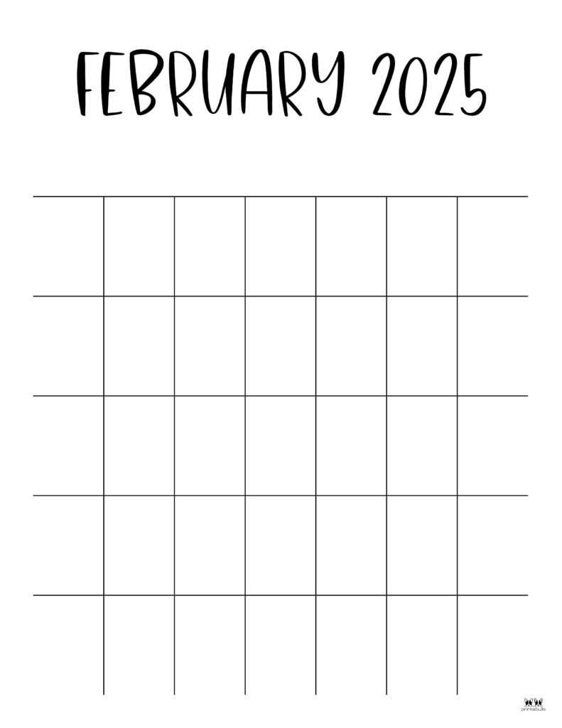 editable calendar template february 2025