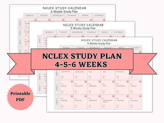 nclex calendar template