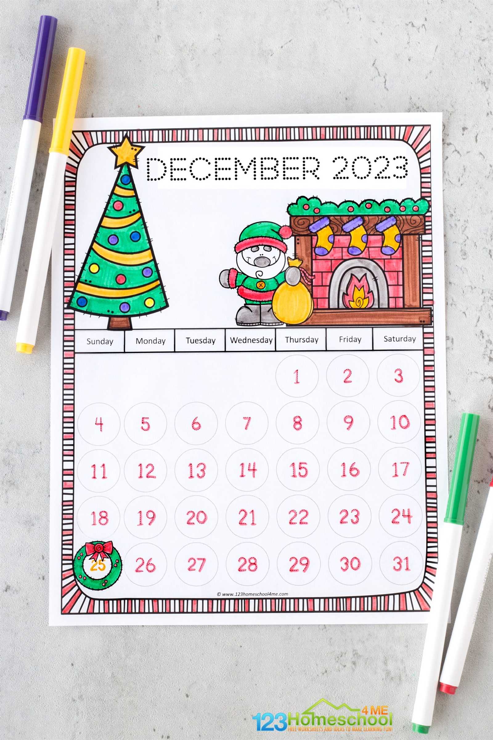 themed calendar template