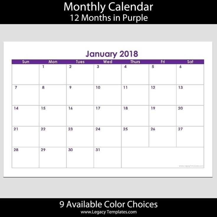 8.5 x 5.5 calendar template