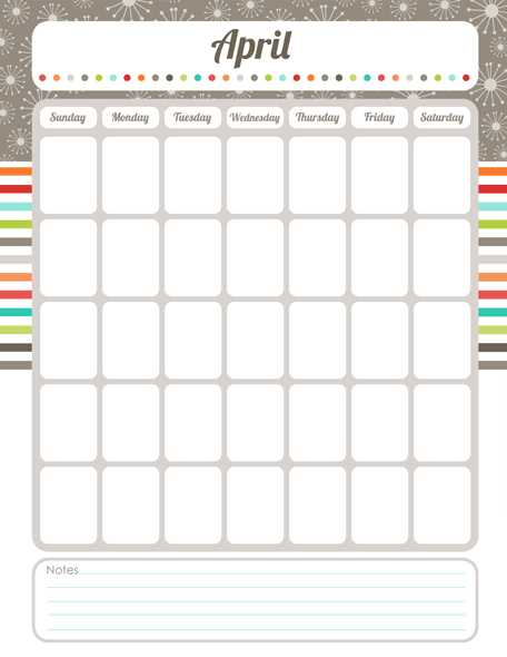 free avery calendar templates