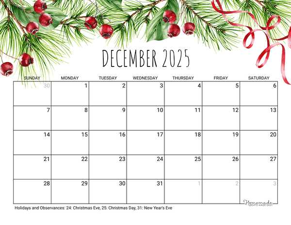 blank calendar template november 2025 printable