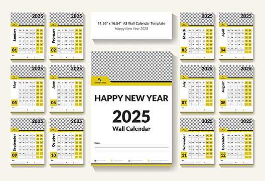 free calendar template 2025 editable