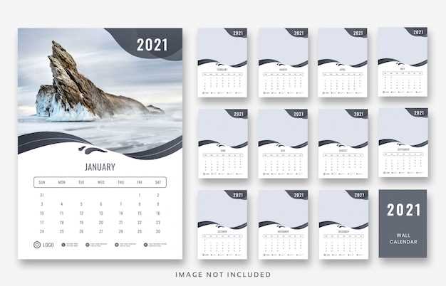 calendar design template psd free download