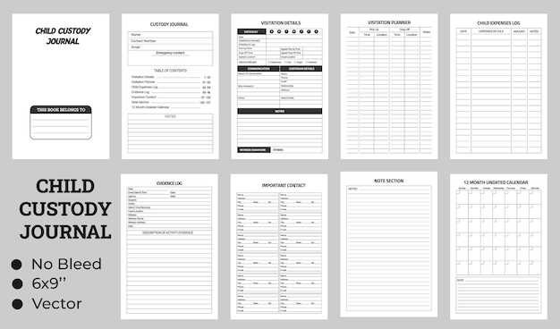 co parenting calendar template free