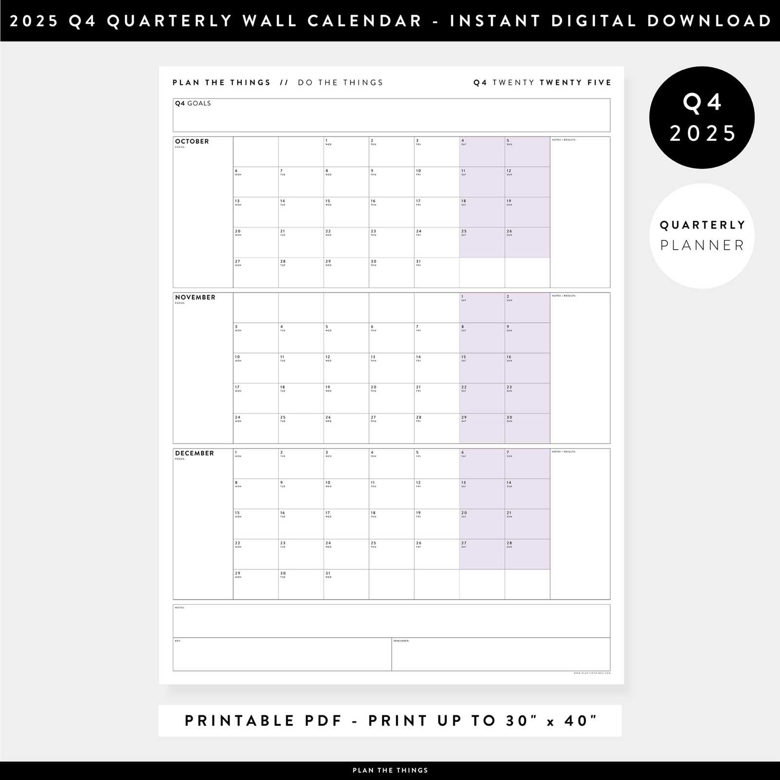 printable calendar template december 2025