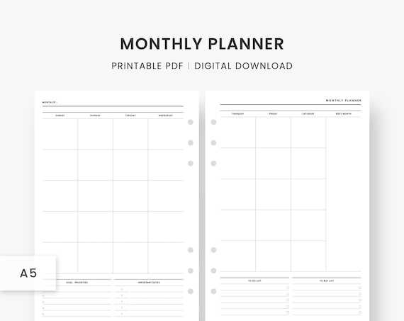 insertable calendar template