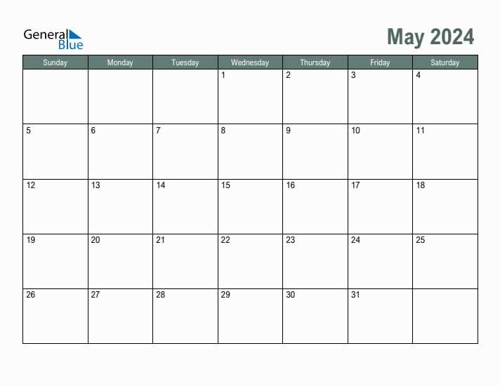 blank event calendar template