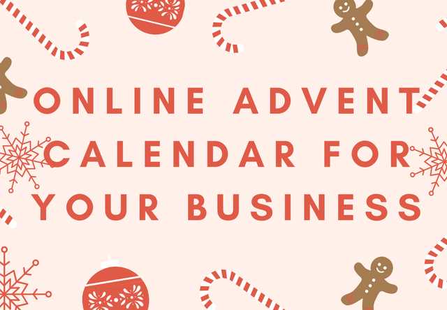 online advent calendar template