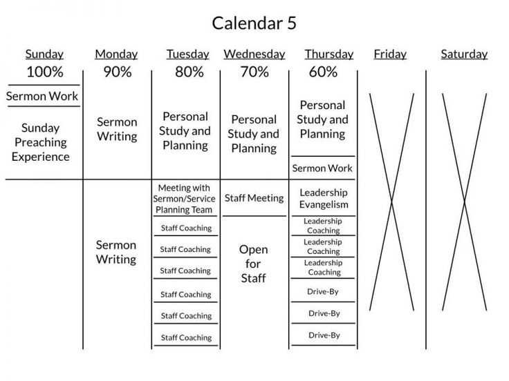 preaching calendar template