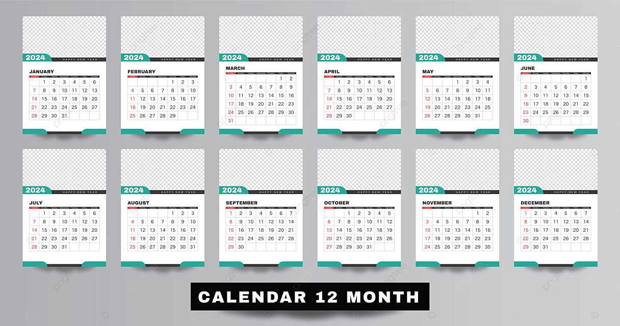 24 month calendar template