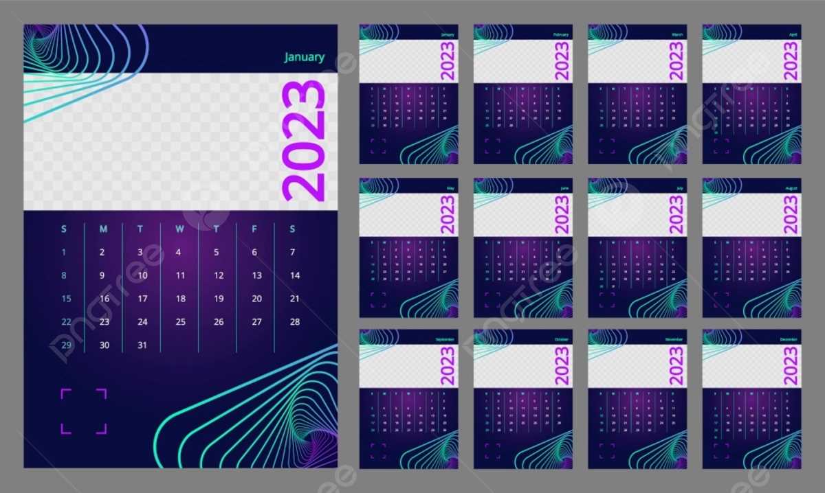 virtual calendar template