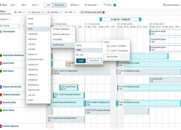 project management resource calendar template