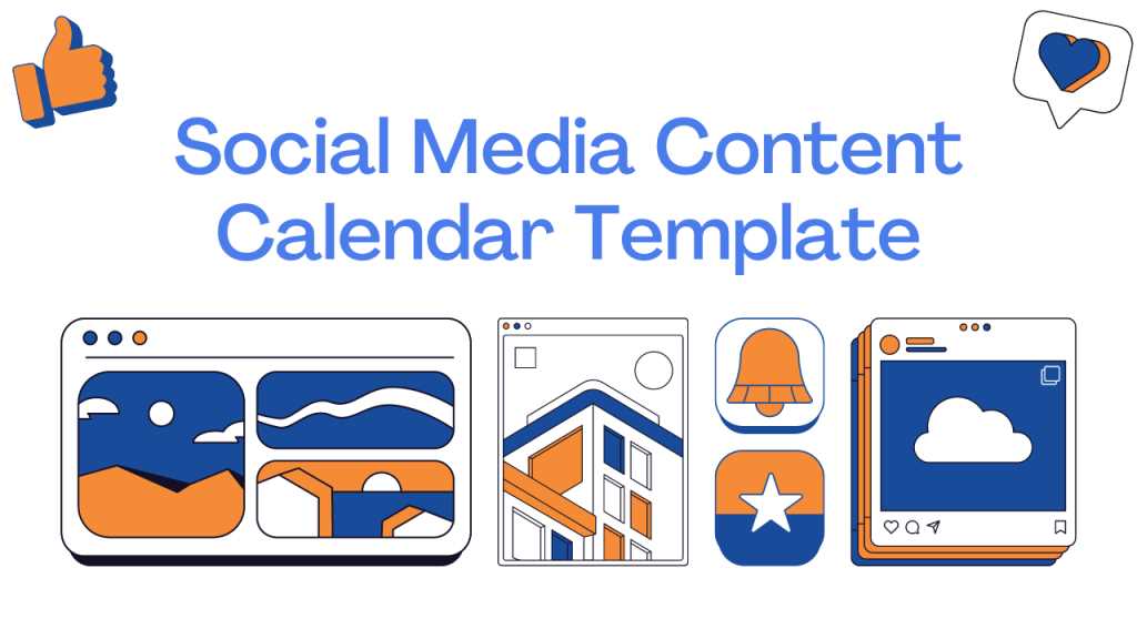 media content calendar template