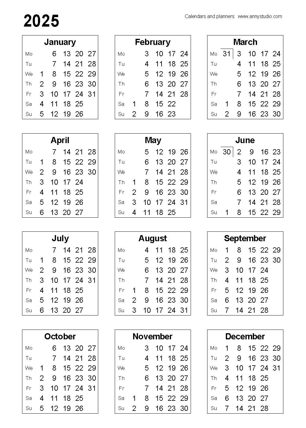 free printable pocket calendar template