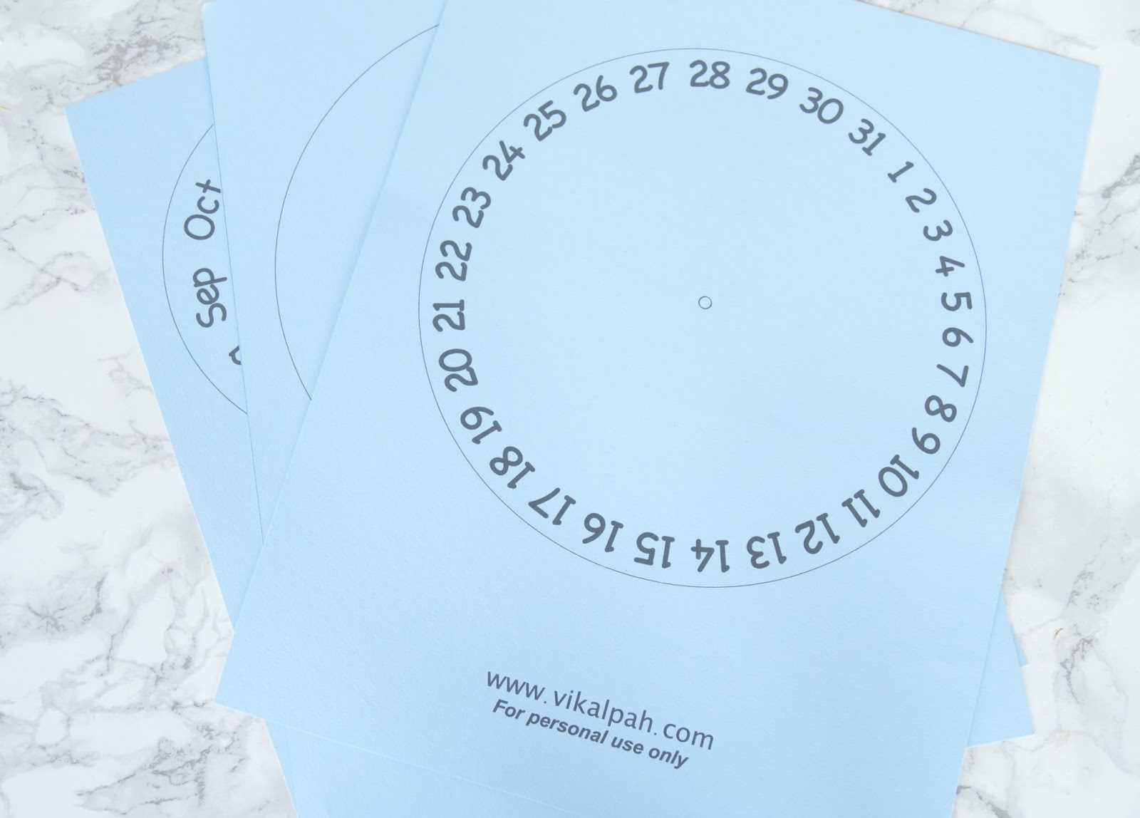 printable perpetual calendar template