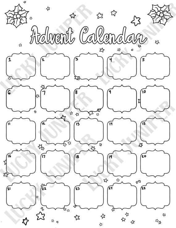 avid calendar template