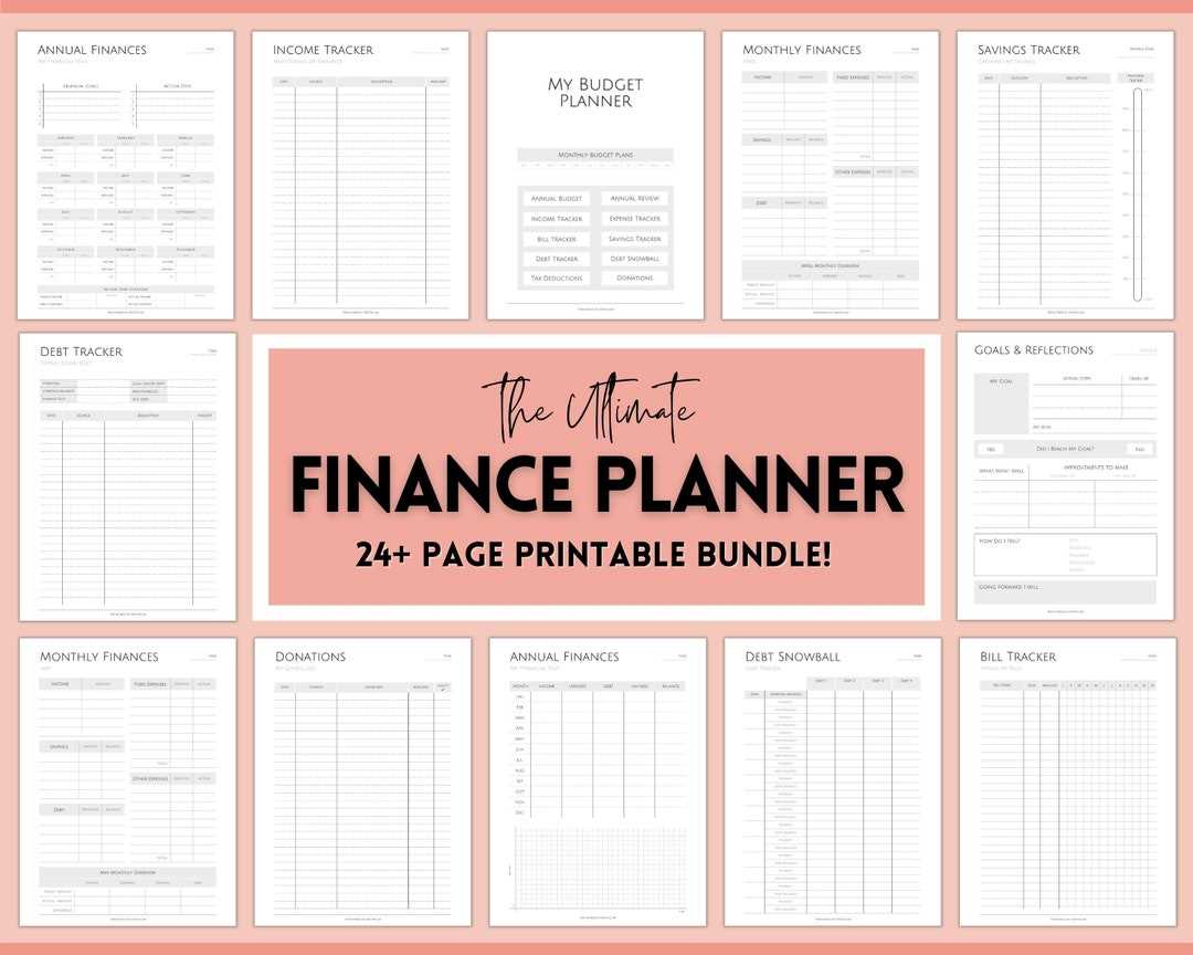 financial planning calendar template