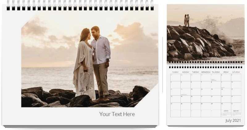 photography calendar template