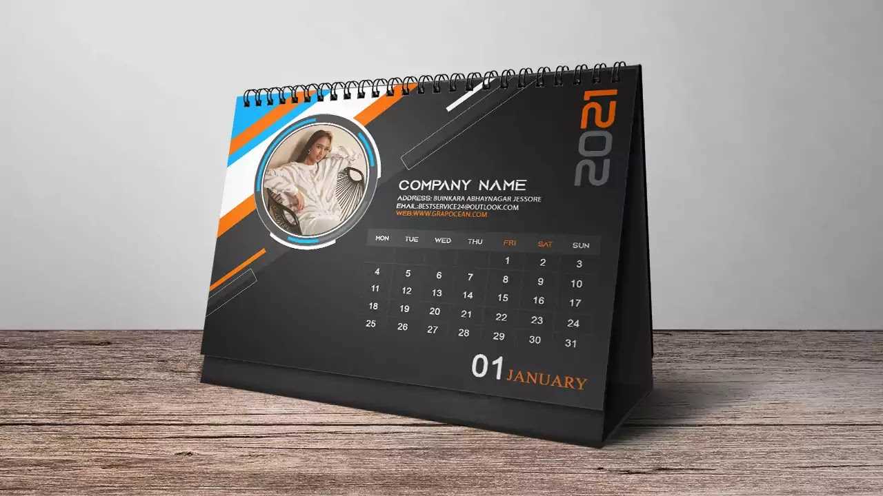 photoshop photo calendar template