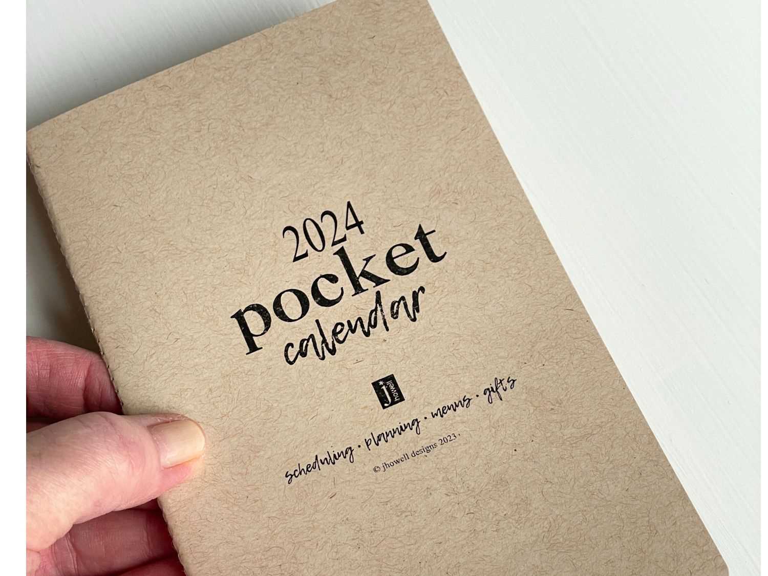 pocketbook calendar template