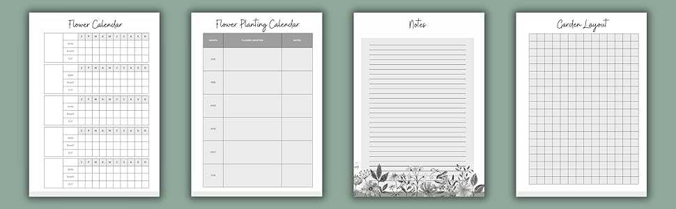 planting calendar template