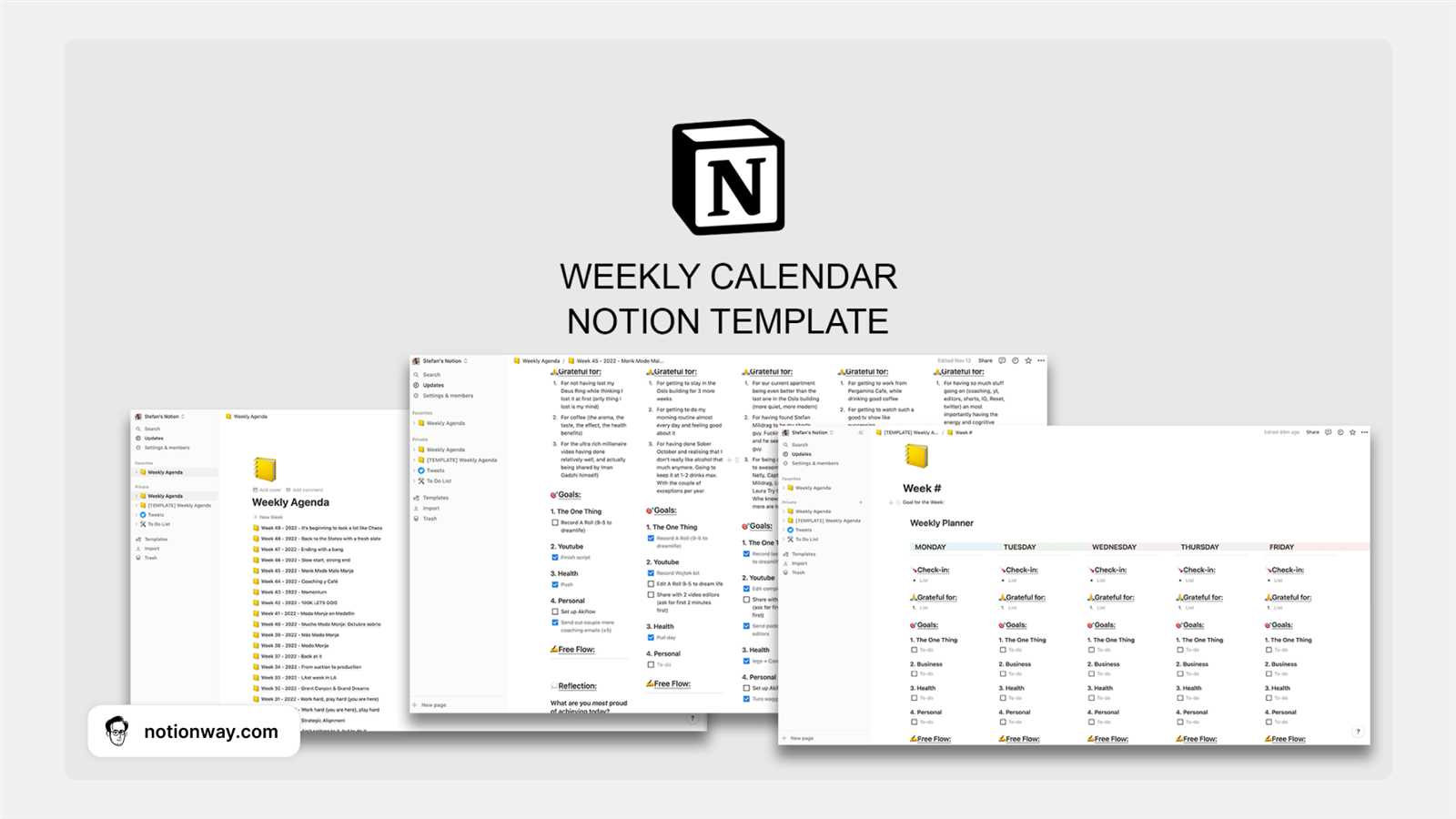 notion monthly calendar template