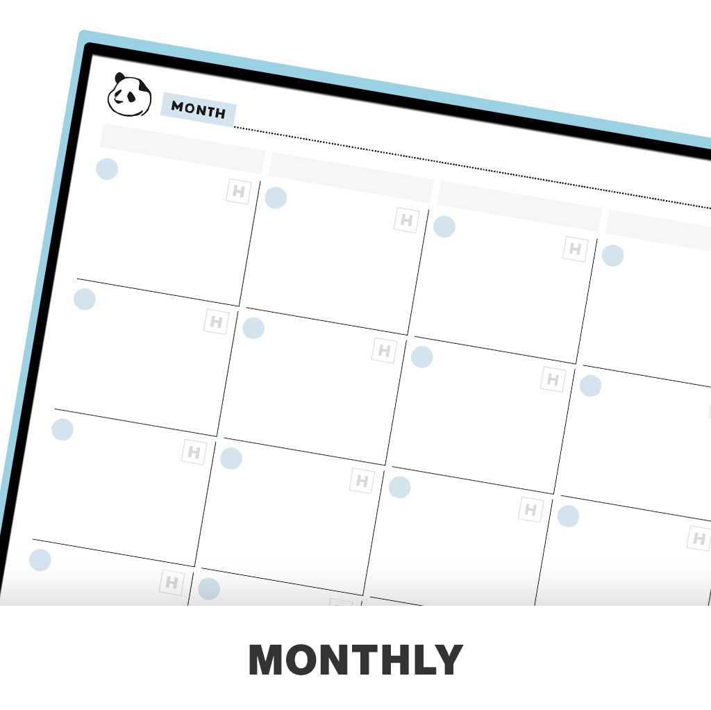 pocketbook calendar template