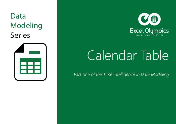 power bi calendar table template