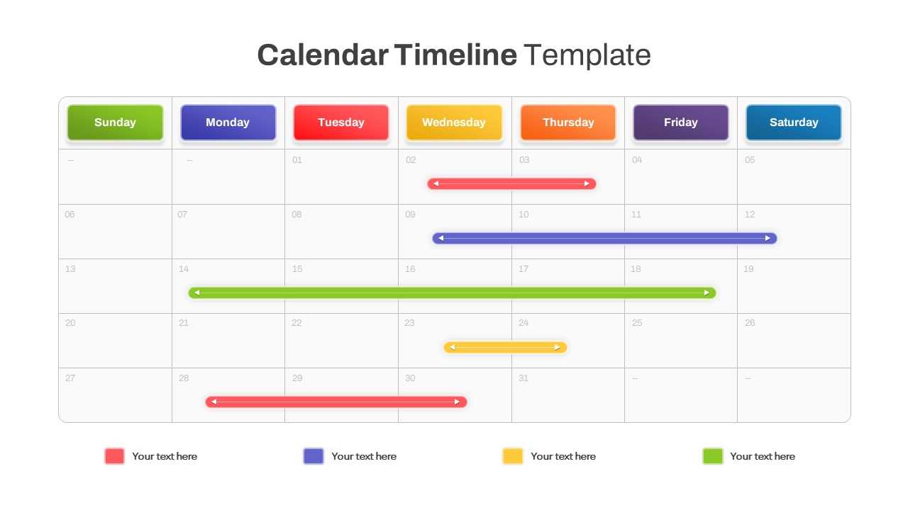 powerpoint calendar slide template