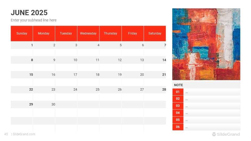 powerpoint calendar template 2025 free download