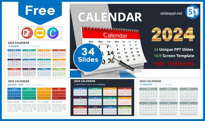 powerpoint calendar templates