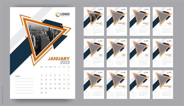 creative calendar template