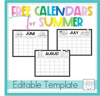 practice calendar template