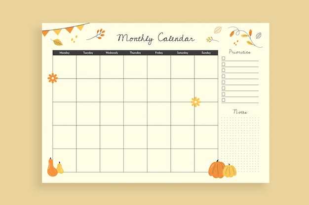 printable 4 week calendar template