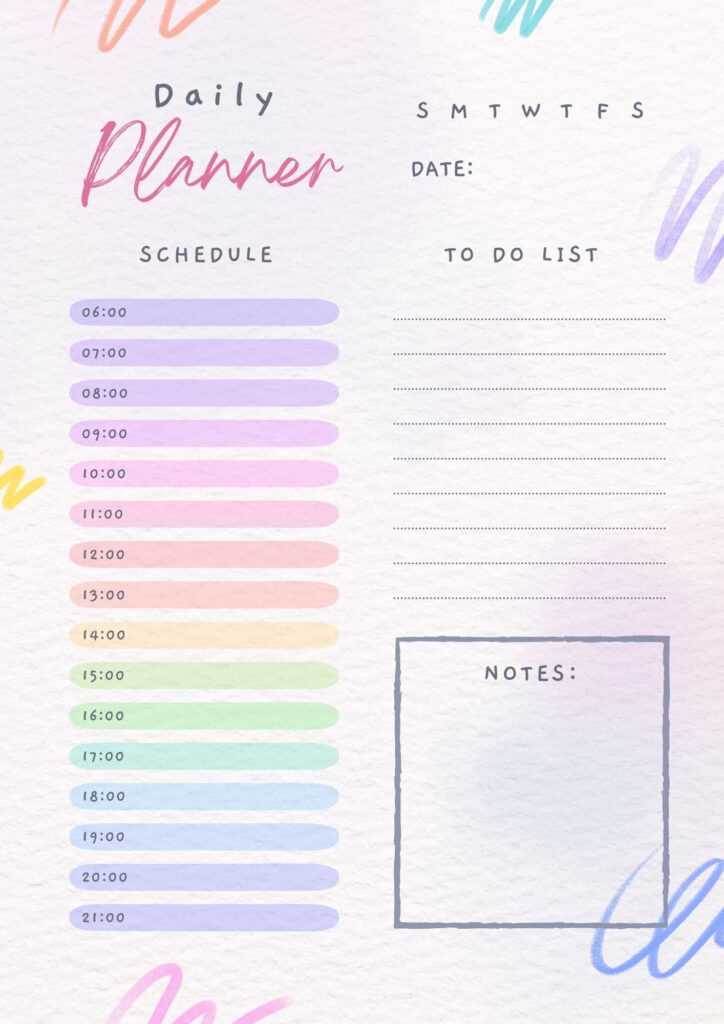 printable daily appointment calendar template