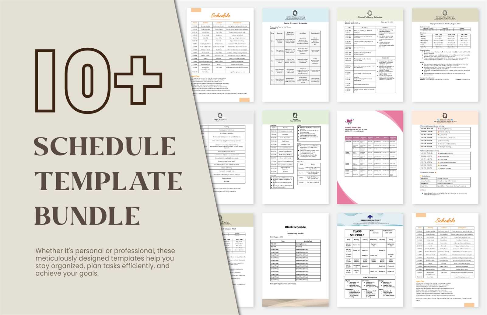 production schedule calendar template