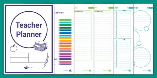 teaching calendar template